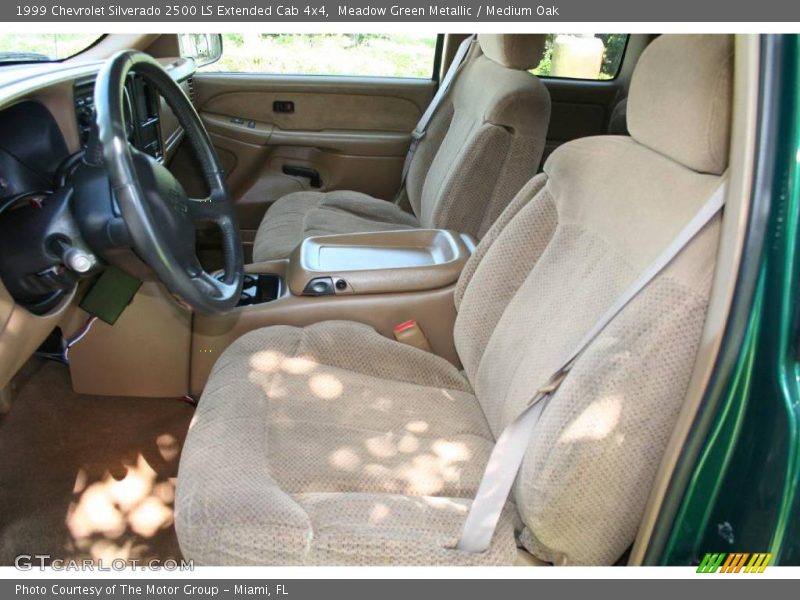 Meadow Green Metallic / Medium Oak 1999 Chevrolet Silverado 2500 LS Extended Cab 4x4