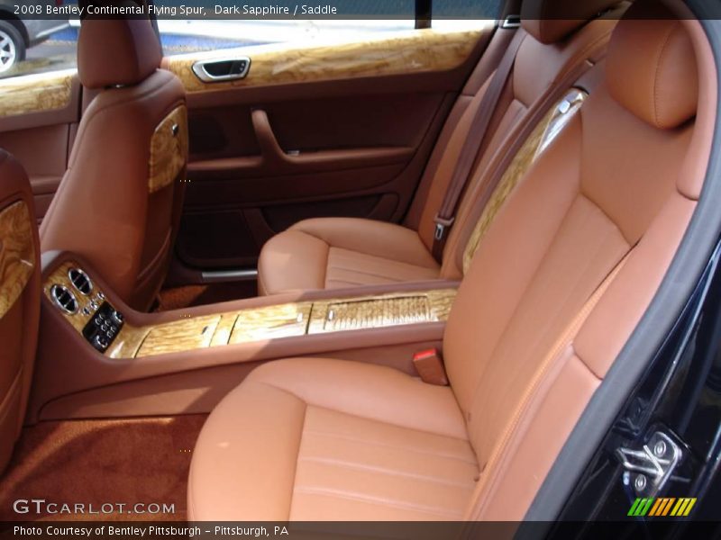 Dark Sapphire / Saddle 2008 Bentley Continental Flying Spur
