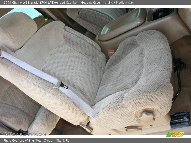 Meadow Green Metallic / Medium Oak 1999 Chevrolet Silverado 2500 LS Extended Cab 4x4