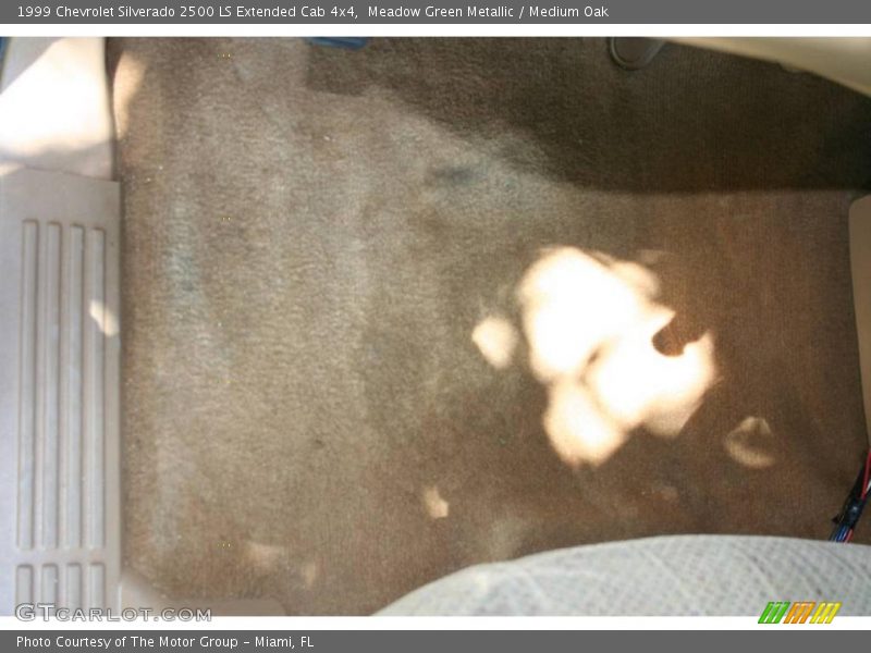 Meadow Green Metallic / Medium Oak 1999 Chevrolet Silverado 2500 LS Extended Cab 4x4