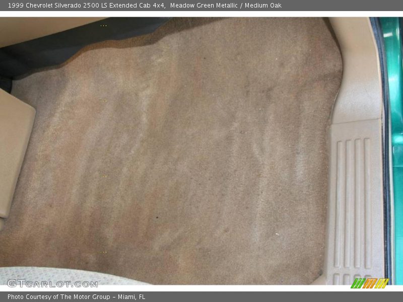 Meadow Green Metallic / Medium Oak 1999 Chevrolet Silverado 2500 LS Extended Cab 4x4