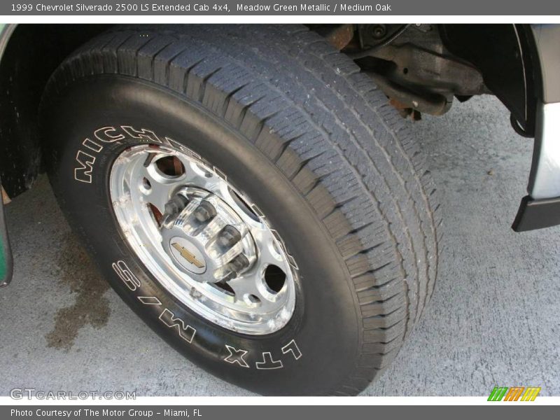 Meadow Green Metallic / Medium Oak 1999 Chevrolet Silverado 2500 LS Extended Cab 4x4