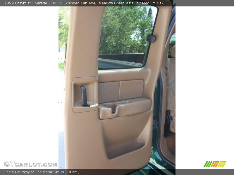 Meadow Green Metallic / Medium Oak 1999 Chevrolet Silverado 2500 LS Extended Cab 4x4