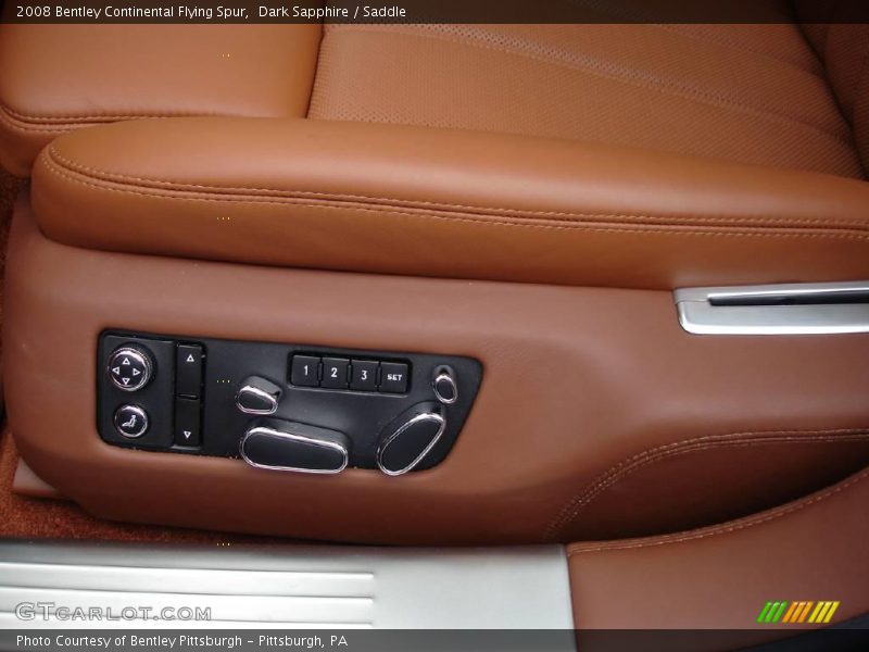Dark Sapphire / Saddle 2008 Bentley Continental Flying Spur