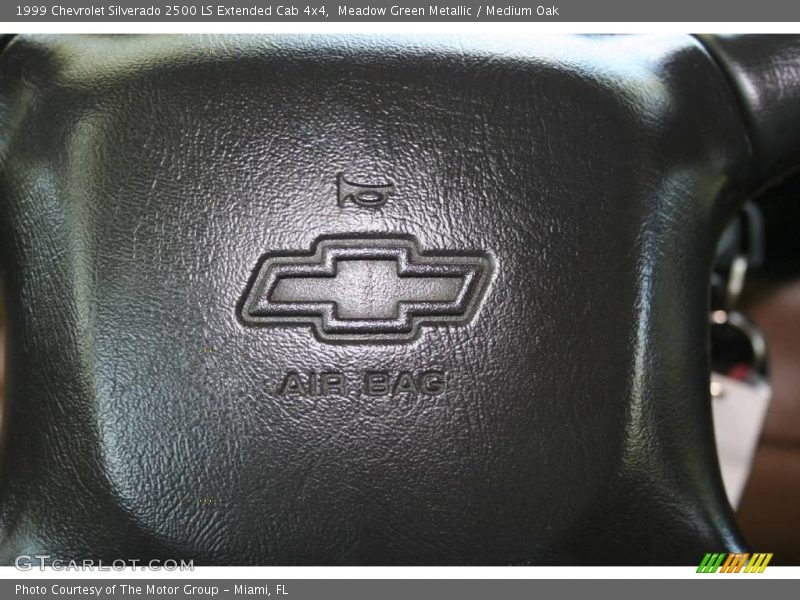 Meadow Green Metallic / Medium Oak 1999 Chevrolet Silverado 2500 LS Extended Cab 4x4