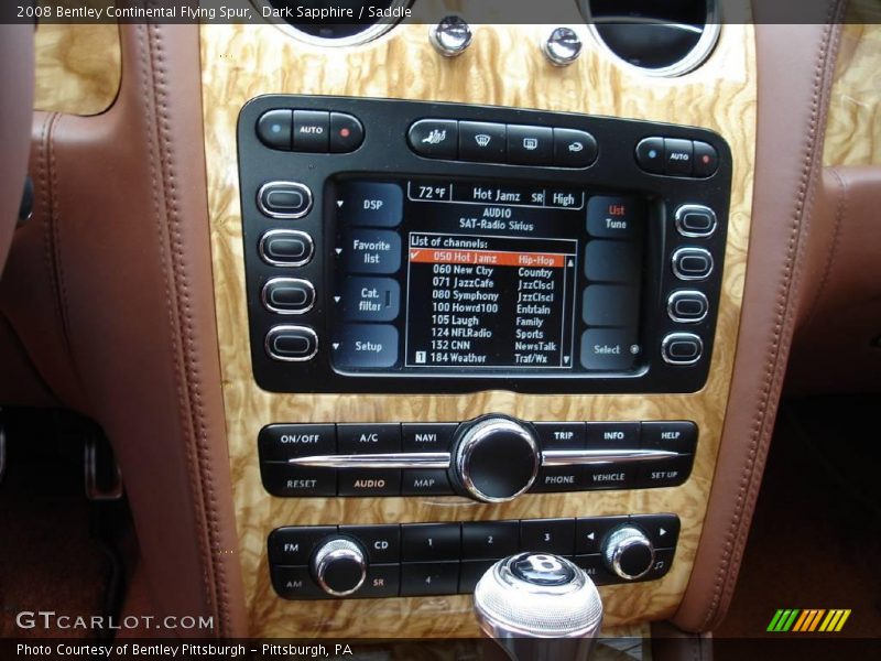 Dark Sapphire / Saddle 2008 Bentley Continental Flying Spur