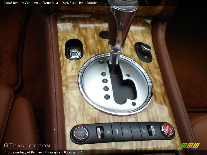 Dark Sapphire / Saddle 2008 Bentley Continental Flying Spur