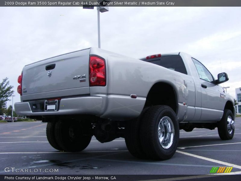 Bright Silver Metallic / Medium Slate Gray 2009 Dodge Ram 3500 Sport Regular Cab 4x4 Dually