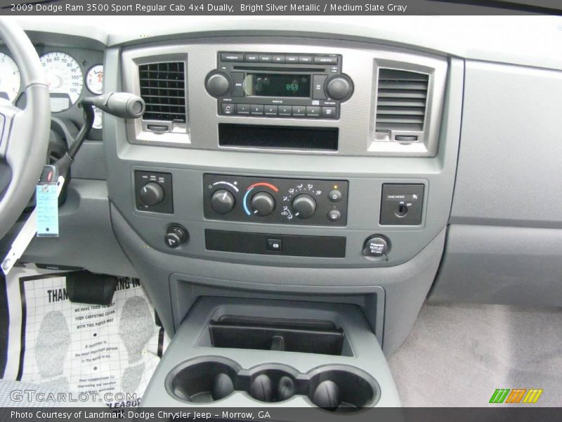 Bright Silver Metallic / Medium Slate Gray 2009 Dodge Ram 3500 Sport Regular Cab 4x4 Dually