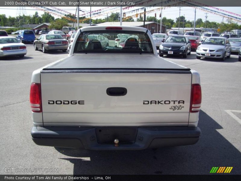 Bright Silver Metallic / Dark Slate Gray 2003 Dodge Dakota SXT Club Cab