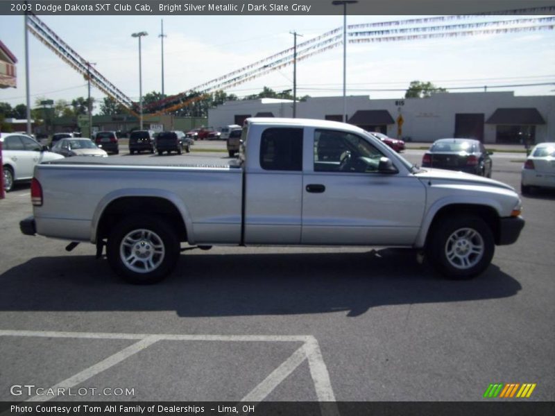Bright Silver Metallic / Dark Slate Gray 2003 Dodge Dakota SXT Club Cab