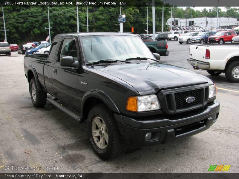 Black / Medium Pebble Tan 2005 Ford Ranger Edge SuperCab 4x4