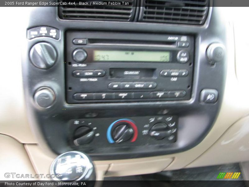 Black / Medium Pebble Tan 2005 Ford Ranger Edge SuperCab 4x4