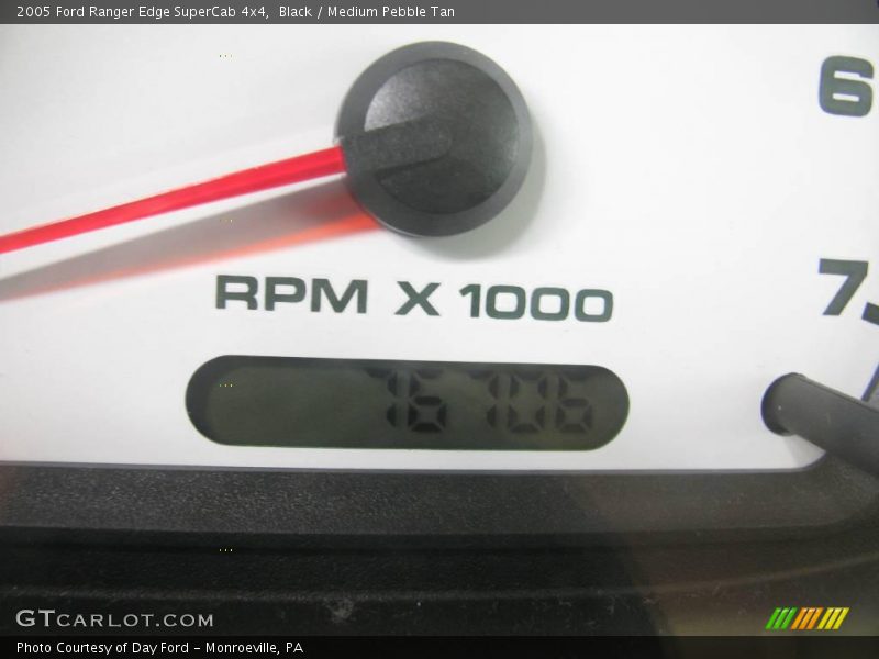 Black / Medium Pebble Tan 2005 Ford Ranger Edge SuperCab 4x4