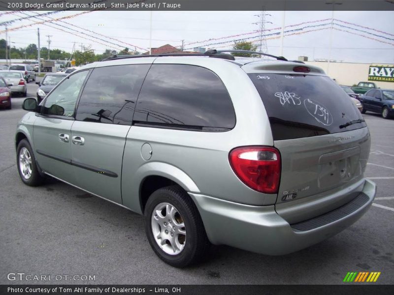 Satin Jade Pearl / Taupe 2003 Dodge Grand Caravan Sport