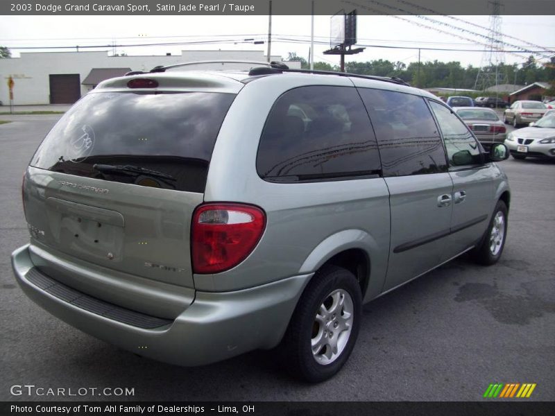Satin Jade Pearl / Taupe 2003 Dodge Grand Caravan Sport