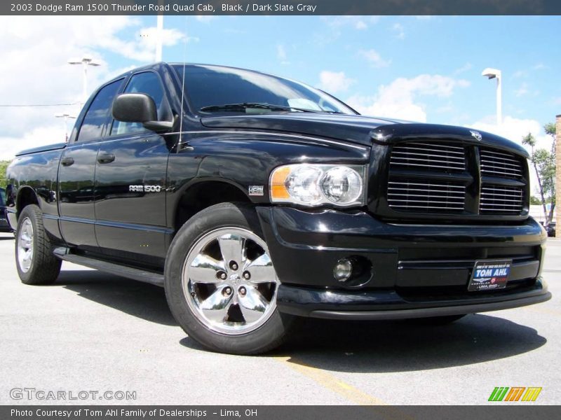 Black / Dark Slate Gray 2003 Dodge Ram 1500 Thunder Road Quad Cab