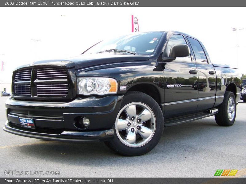 Black / Dark Slate Gray 2003 Dodge Ram 1500 Thunder Road Quad Cab