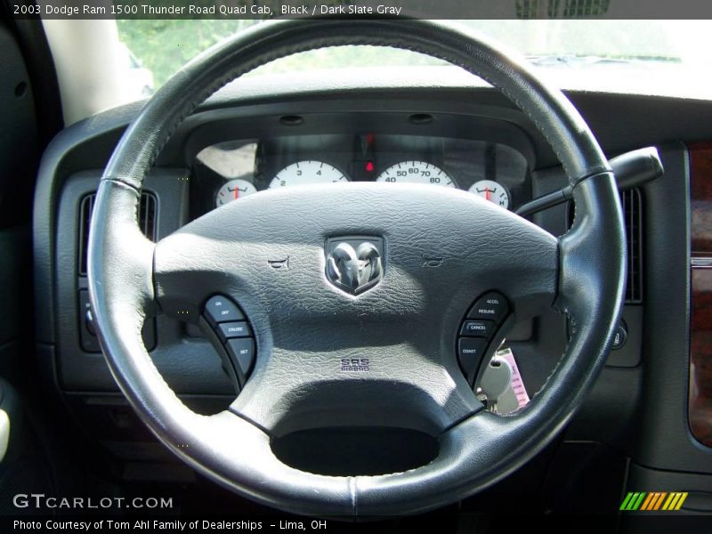 Black / Dark Slate Gray 2003 Dodge Ram 1500 Thunder Road Quad Cab