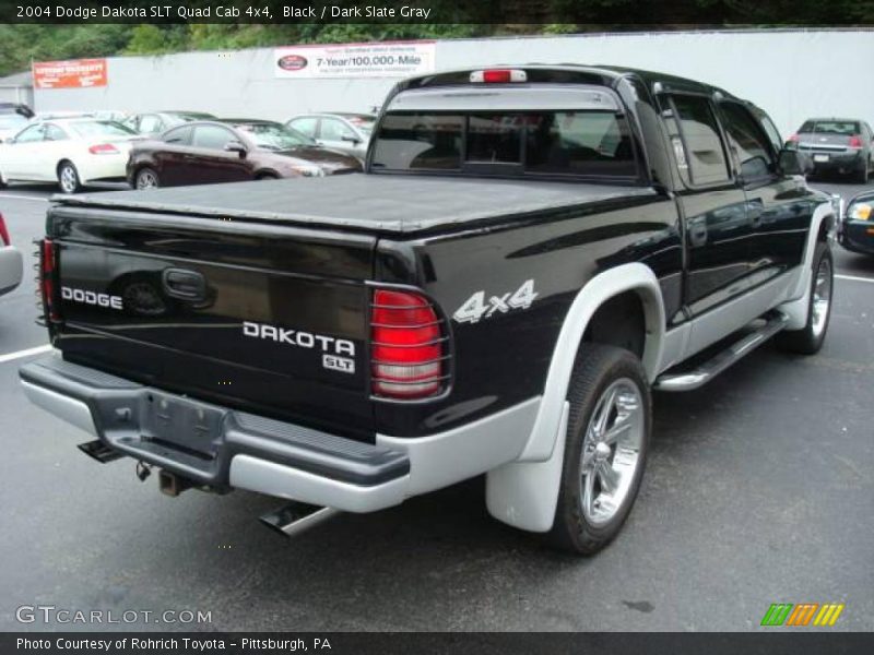 Black / Dark Slate Gray 2004 Dodge Dakota SLT Quad Cab 4x4