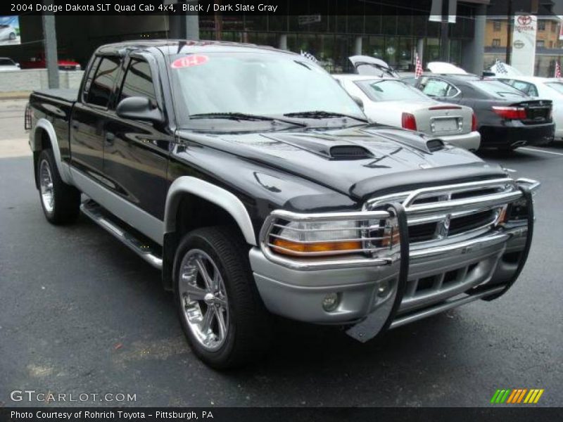 Black / Dark Slate Gray 2004 Dodge Dakota SLT Quad Cab 4x4
