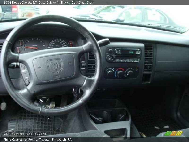 Black / Dark Slate Gray 2004 Dodge Dakota SLT Quad Cab 4x4