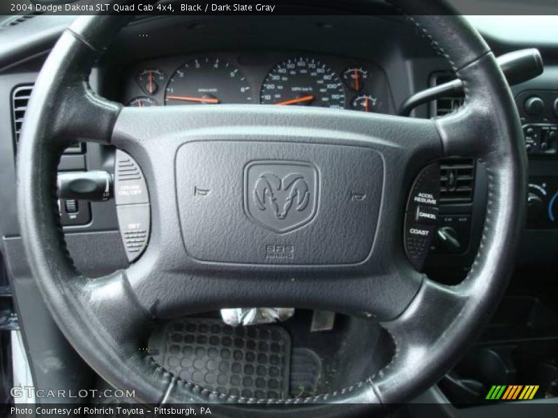 Black / Dark Slate Gray 2004 Dodge Dakota SLT Quad Cab 4x4