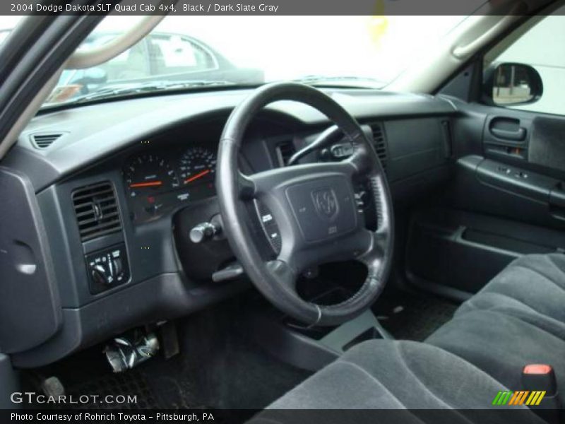 Black / Dark Slate Gray 2004 Dodge Dakota SLT Quad Cab 4x4