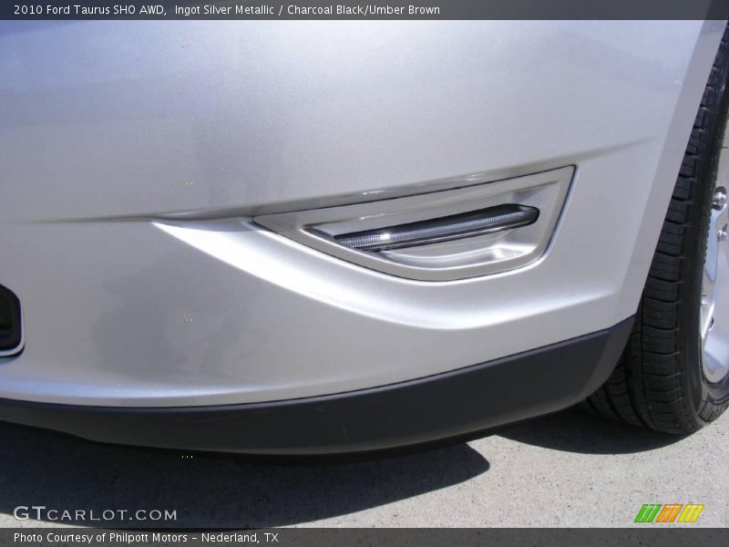 Ingot Silver Metallic / Charcoal Black/Umber Brown 2010 Ford Taurus SHO AWD