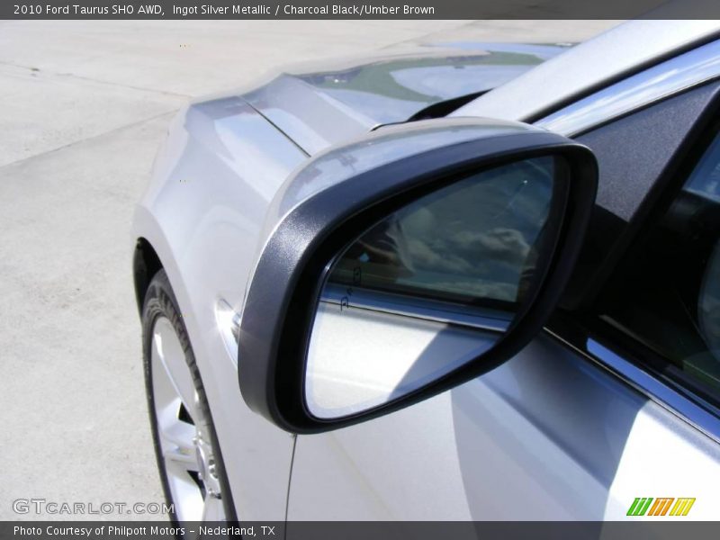 Ingot Silver Metallic / Charcoal Black/Umber Brown 2010 Ford Taurus SHO AWD