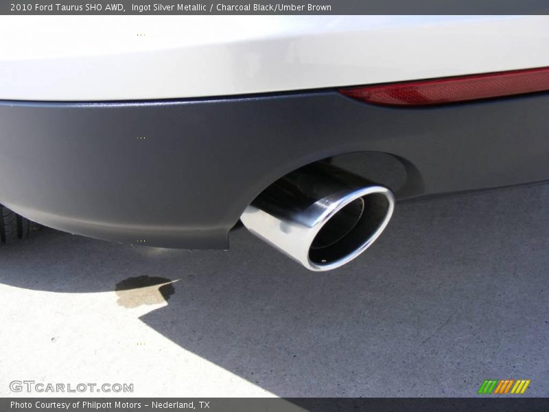 Ingot Silver Metallic / Charcoal Black/Umber Brown 2010 Ford Taurus SHO AWD