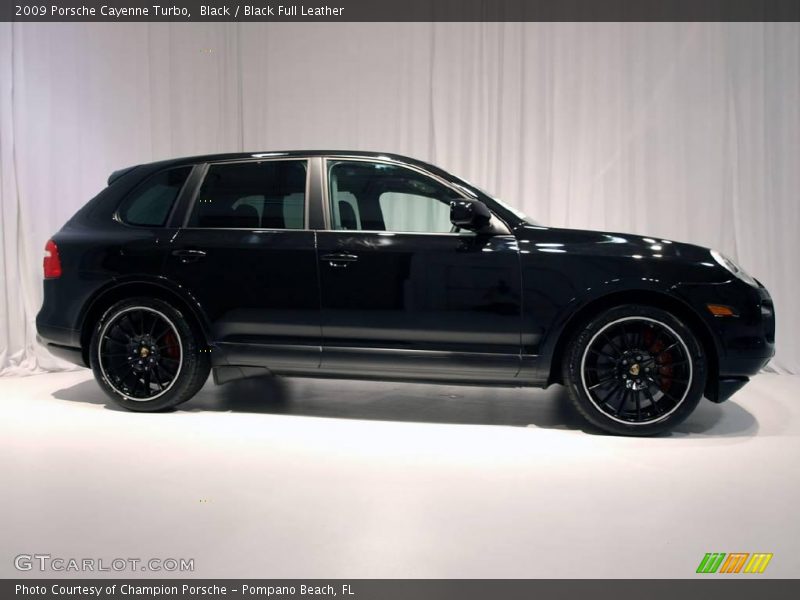 Black / Black Full Leather 2009 Porsche Cayenne Turbo