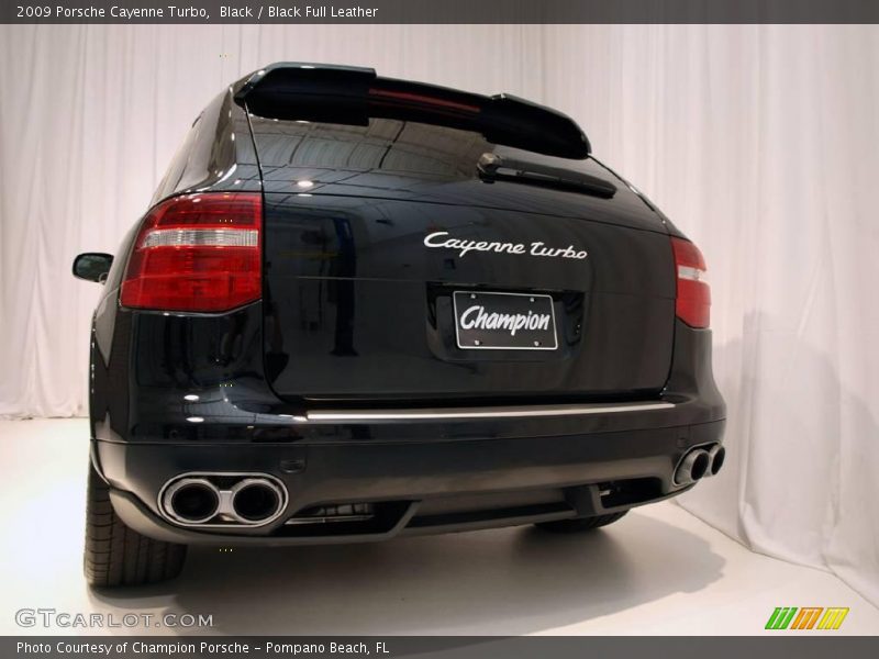 Black / Black Full Leather 2009 Porsche Cayenne Turbo
