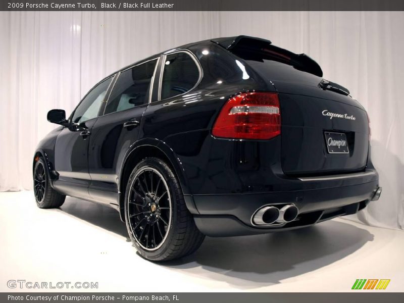 Black / Black Full Leather 2009 Porsche Cayenne Turbo