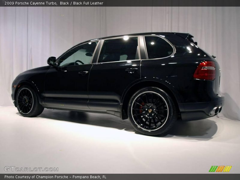 Black / Black Full Leather 2009 Porsche Cayenne Turbo