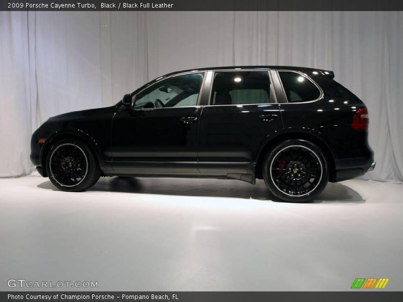 Black / Black Full Leather 2009 Porsche Cayenne Turbo