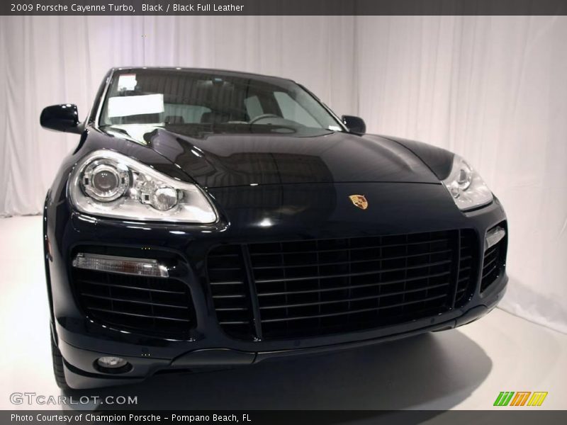 Black / Black Full Leather 2009 Porsche Cayenne Turbo