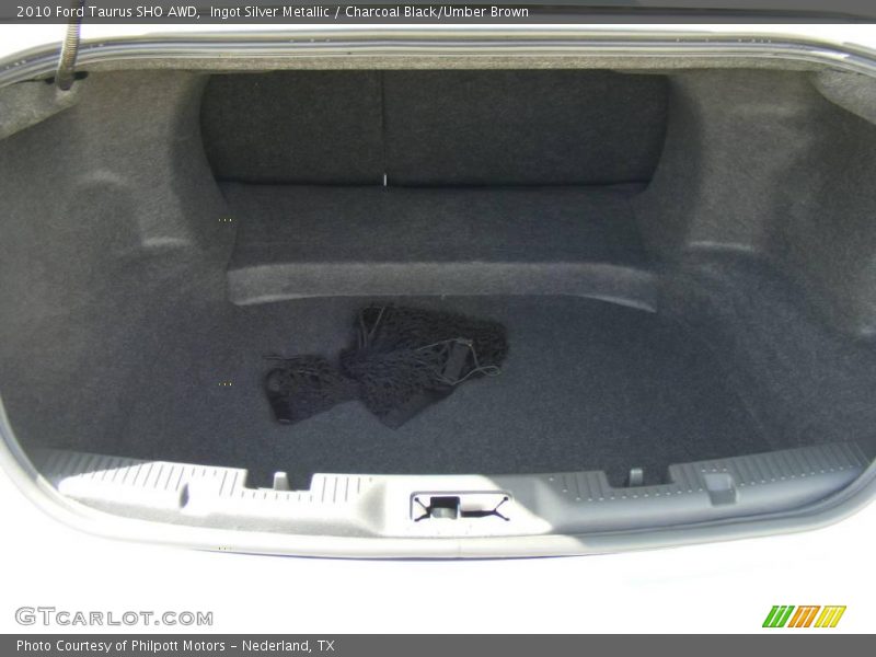 Ingot Silver Metallic / Charcoal Black/Umber Brown 2010 Ford Taurus SHO AWD