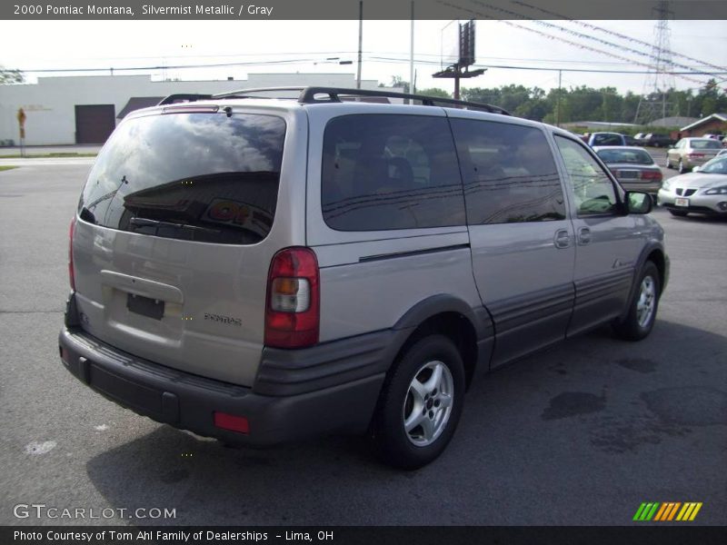 Silvermist Metallic / Gray 2000 Pontiac Montana