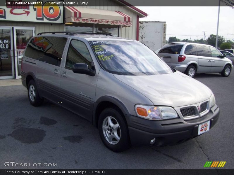 Silvermist Metallic / Gray 2000 Pontiac Montana