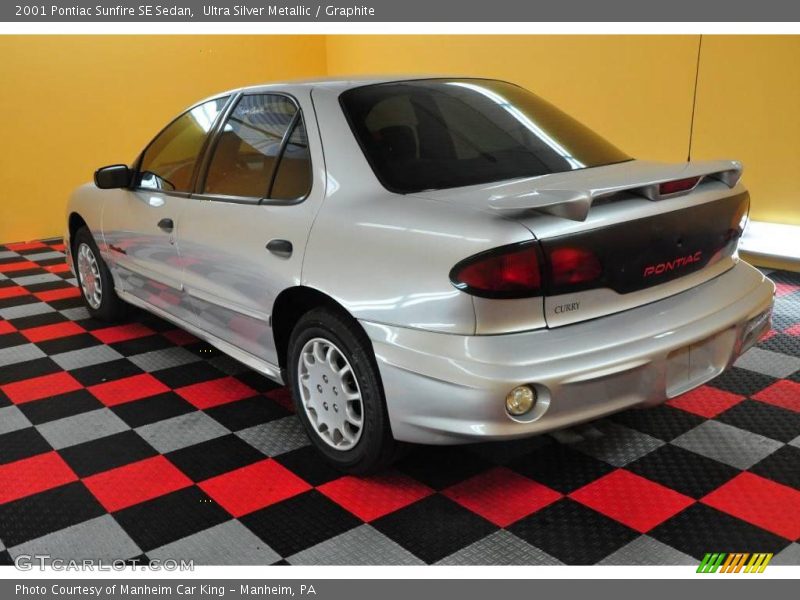 Ultra Silver Metallic / Graphite 2001 Pontiac Sunfire SE Sedan