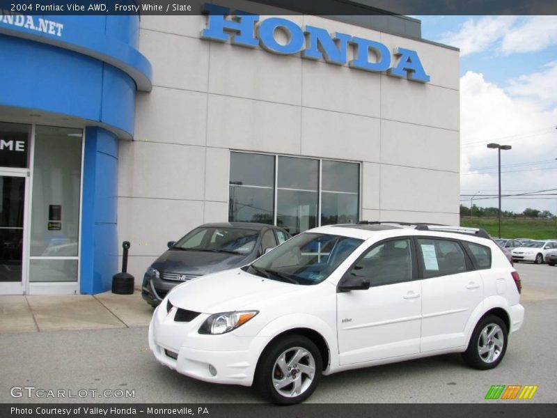 Frosty White / Slate 2004 Pontiac Vibe AWD