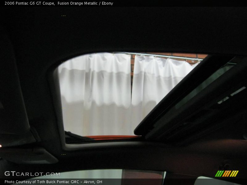Fusion Orange Metallic / Ebony 2006 Pontiac G6 GT Coupe
