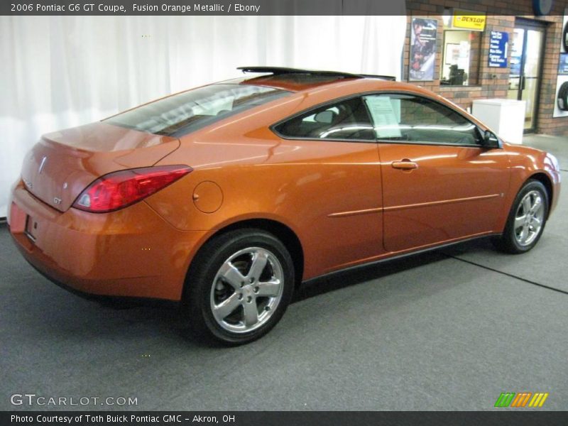 Fusion Orange Metallic / Ebony 2006 Pontiac G6 GT Coupe