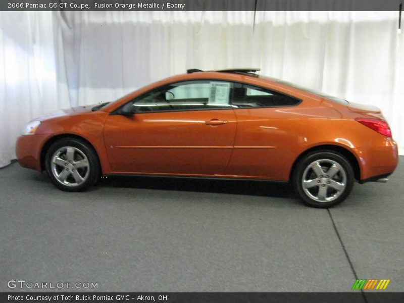 Fusion Orange Metallic / Ebony 2006 Pontiac G6 GT Coupe