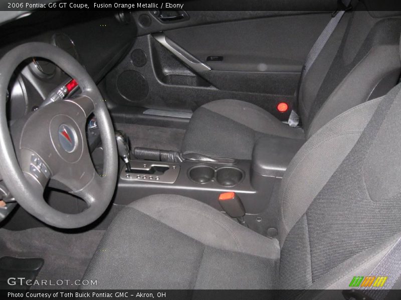 Fusion Orange Metallic / Ebony 2006 Pontiac G6 GT Coupe