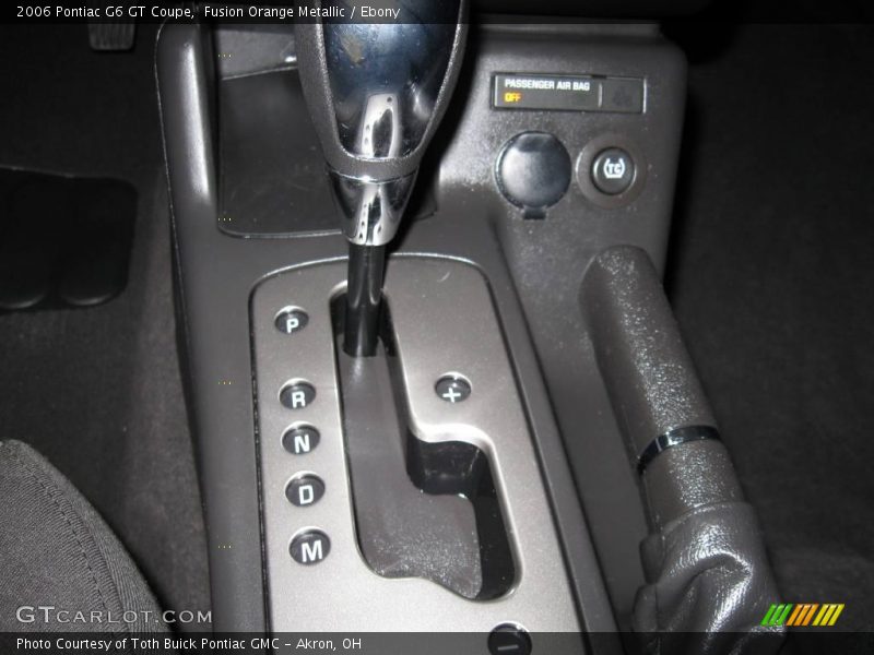 Fusion Orange Metallic / Ebony 2006 Pontiac G6 GT Coupe