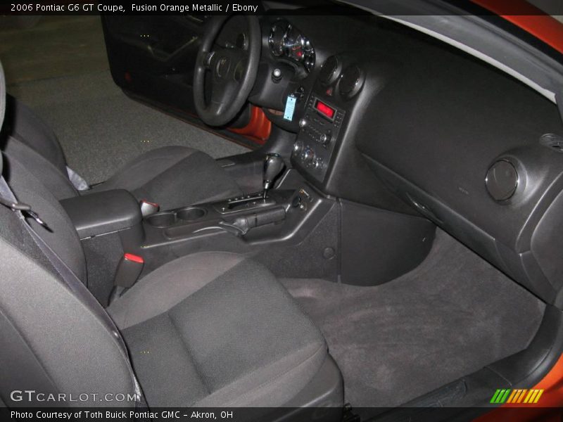 Fusion Orange Metallic / Ebony 2006 Pontiac G6 GT Coupe