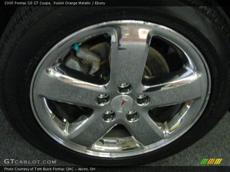 Fusion Orange Metallic / Ebony 2006 Pontiac G6 GT Coupe