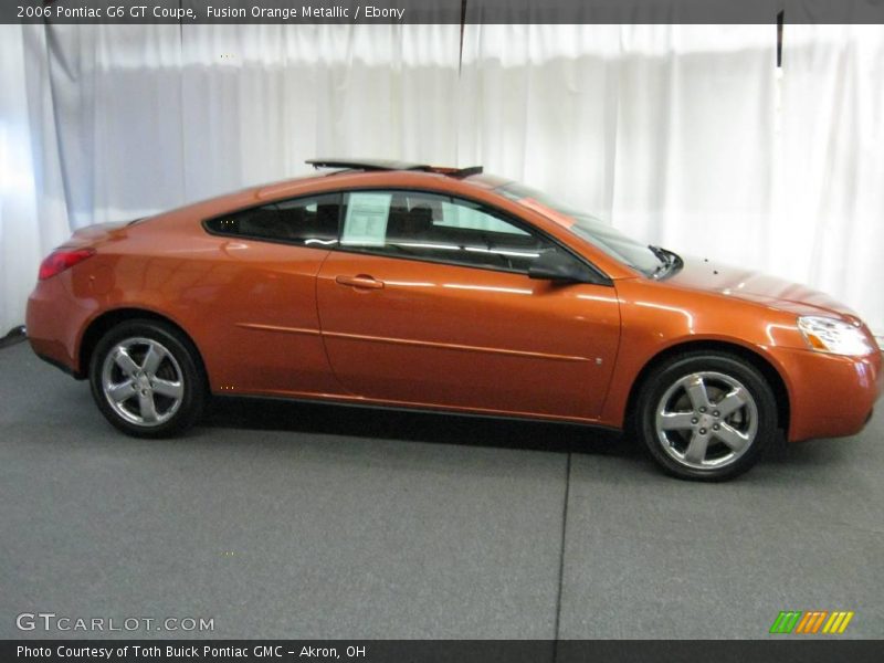 Fusion Orange Metallic / Ebony 2006 Pontiac G6 GT Coupe